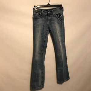 Miss me jeans size 30 denim light wash factory